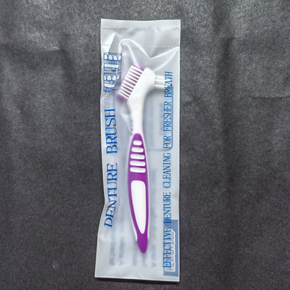 Double-headed Denture Cleaning Brush