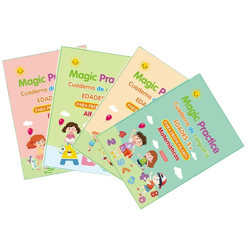Reusable Magic Groove Calligraphy Practice Books