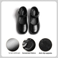 Children's Leather Shoes British Style School Performance Velcro Shoes