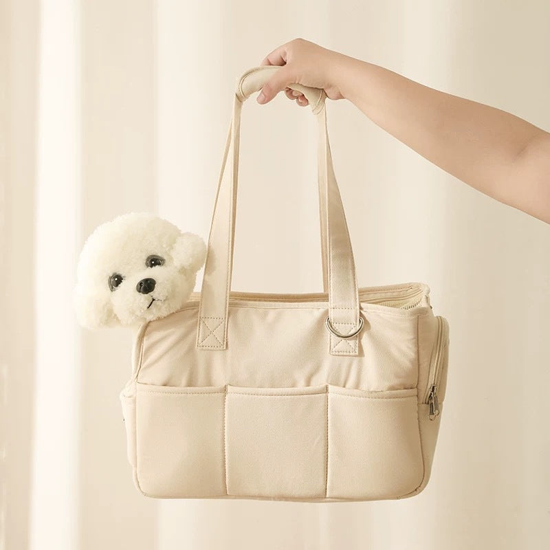 Insulated Pet Carrier Bag with Shoulder Strap