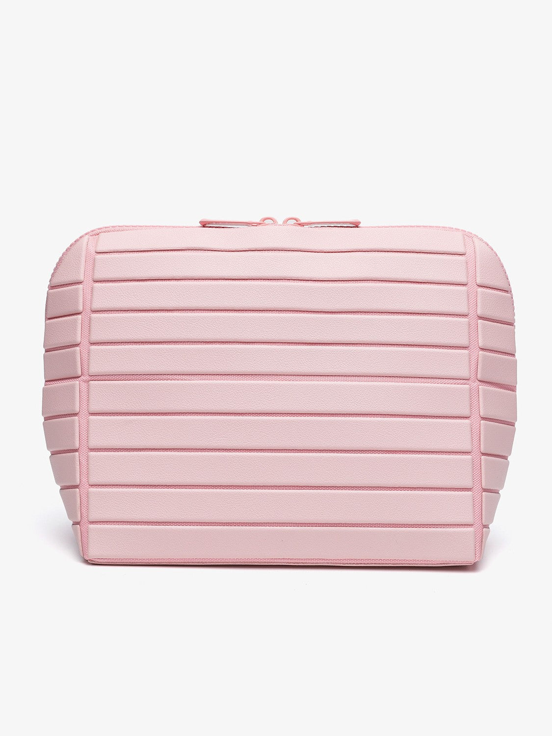 Geometric Rhombus Cosmetic Bag with Partitioned Storage