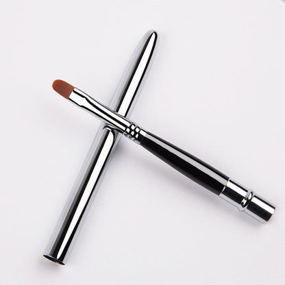 Portable makeup brush