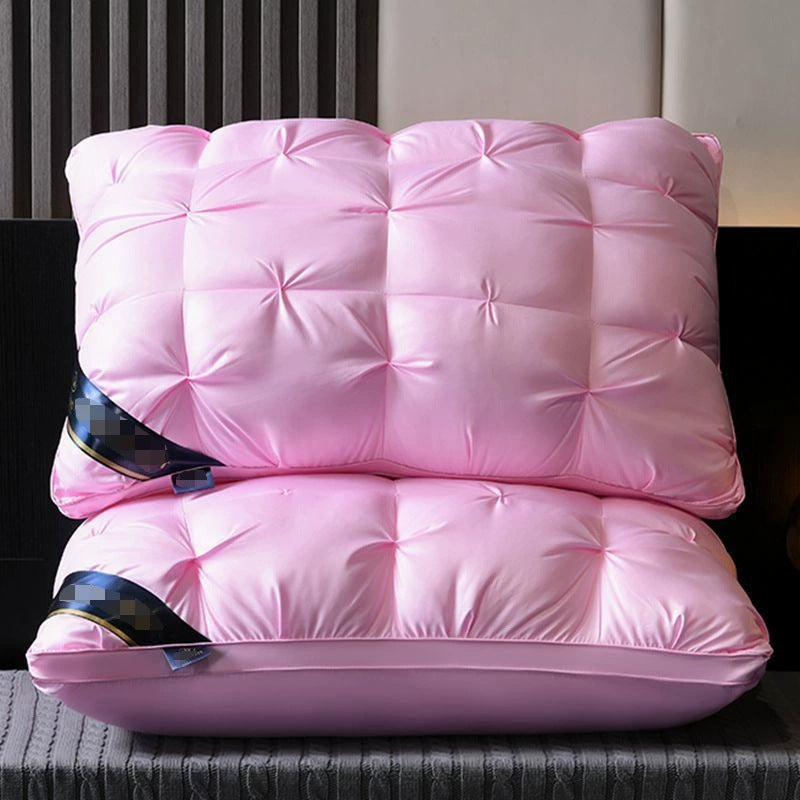 Twisted Feather Velvet Cervical Support Pillow