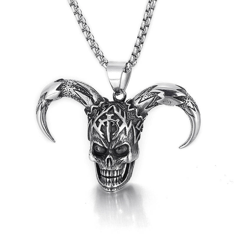 Hip Hop Titanium Steel Necklace Pendant