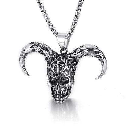 Hip Hop Titanium Steel Necklace Pendant