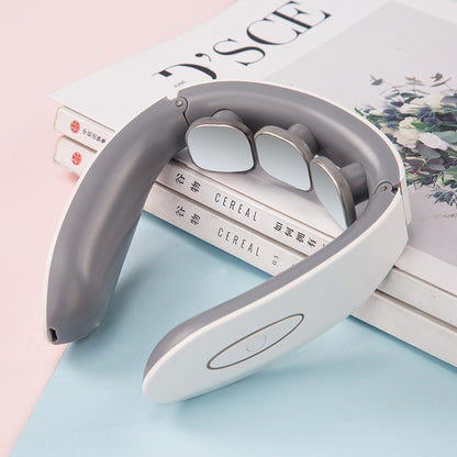 Portable Cervical Massager with Heat and Electrotherapy