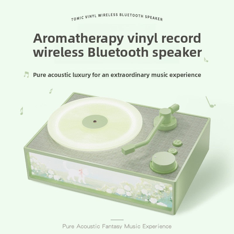 Retro Bluetooth Speaker with Aromatherapy Night Light