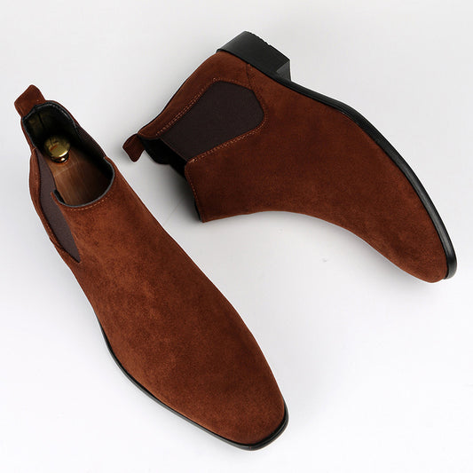 Versatile and stylish men's short boots/ankle boots