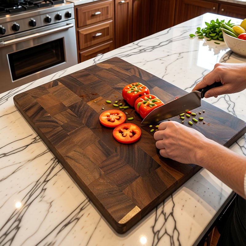 Walnut wood cutting board