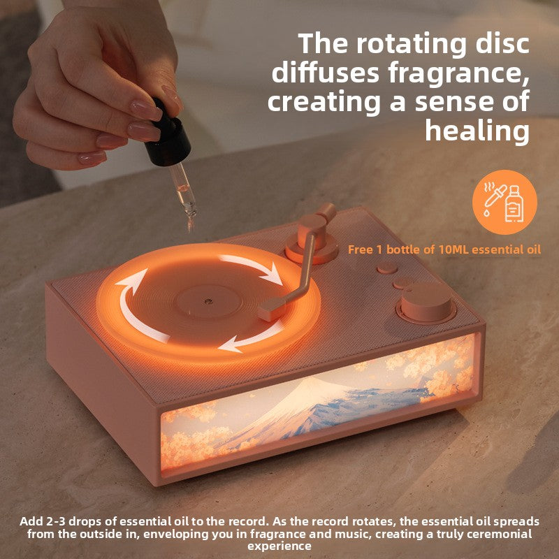 Retro Bluetooth Speaker with Aromatherapy Night Light