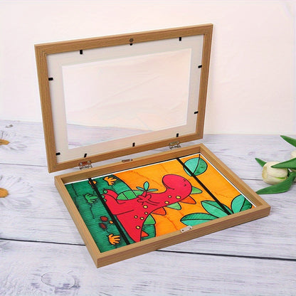 Magnetic Flip Photo Frame for Art Display
