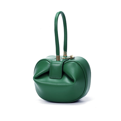 Women's Genuine Leather Dumpling Shoulder Bag