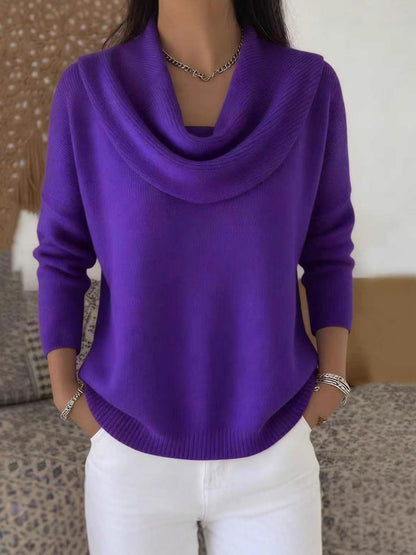 Womens Long Sleeve Pullover Sweater