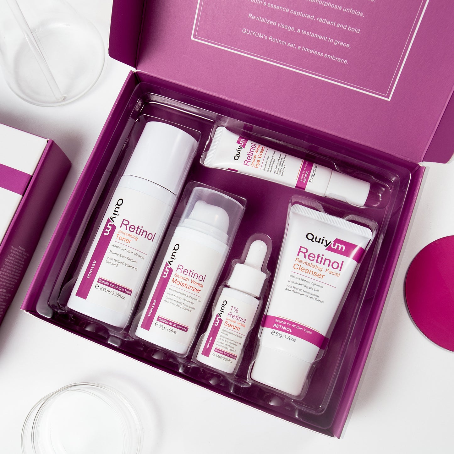 Moisturizing Skin Care Set Complete Cosmetics Set