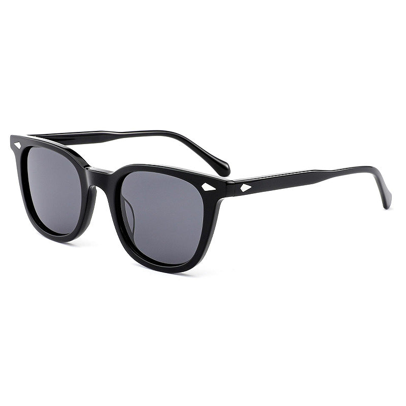 Classic Square Round Frame Polarized Sunglasses