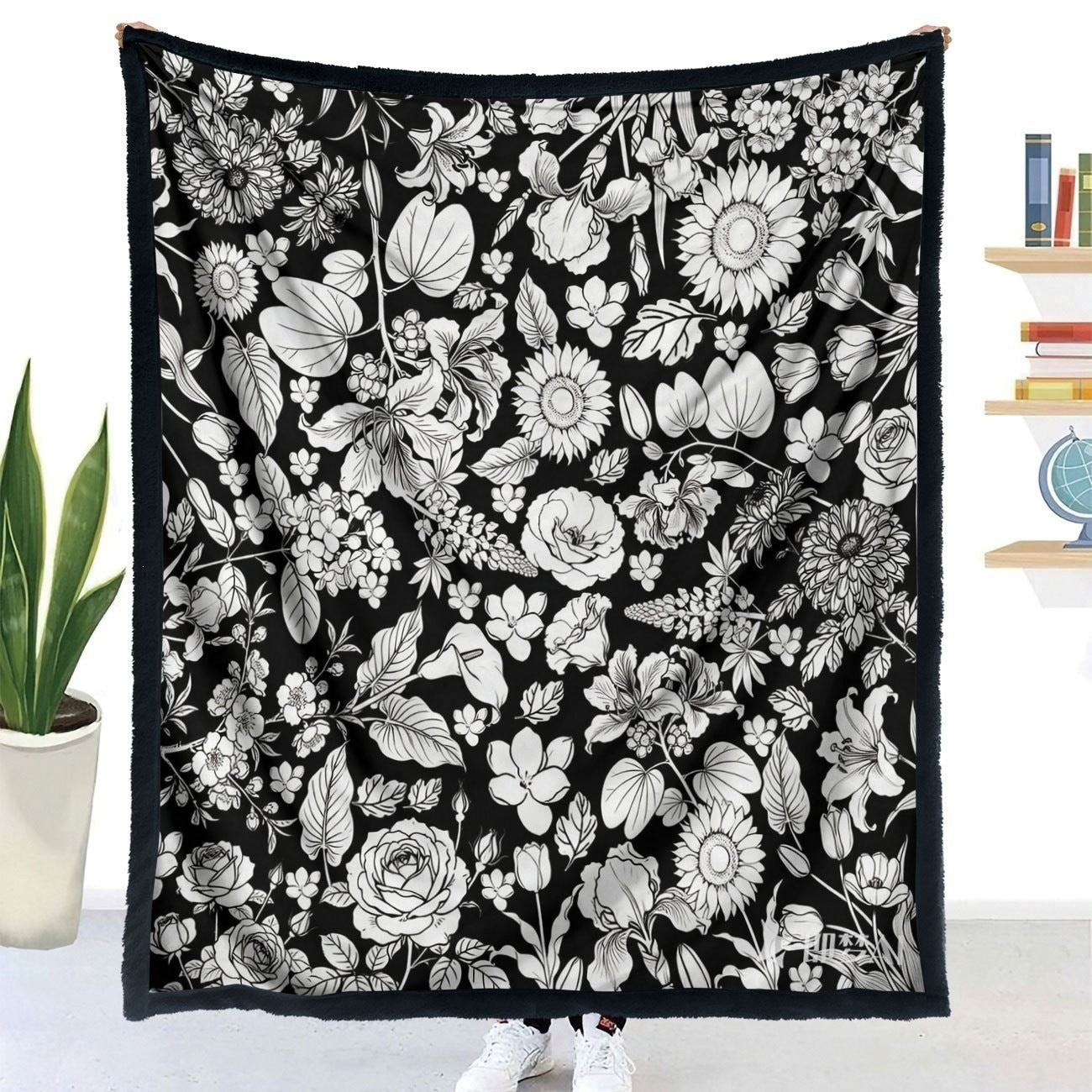 Handmade colored brush coloring mat
