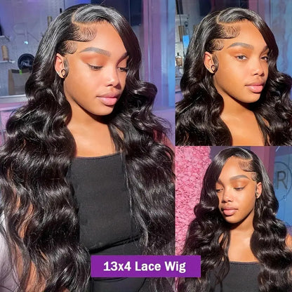 Natural synthetic fiber wig