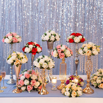 Simulated Rose Ball Decorative Floral Ornament