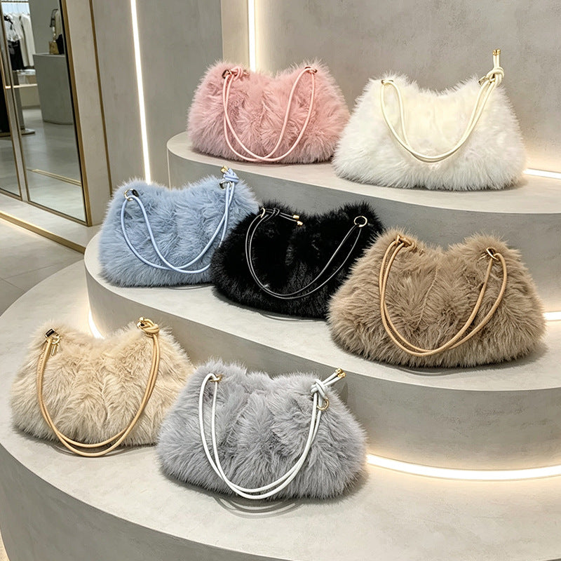 Plush Cloud Crossbody Bag for Women