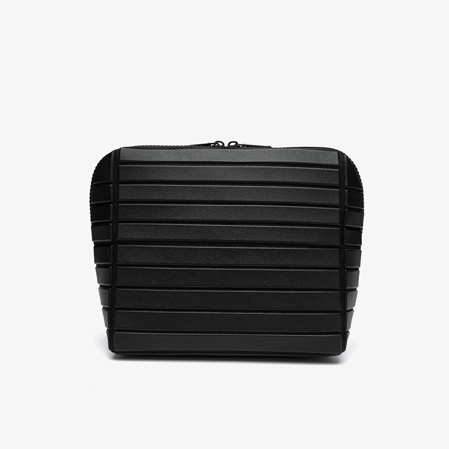 Geometric Rhombus Cosmetic Bag with Partitioned Storage