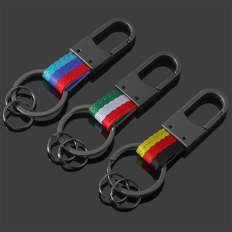 Customizable Flag Design Metal Keychain