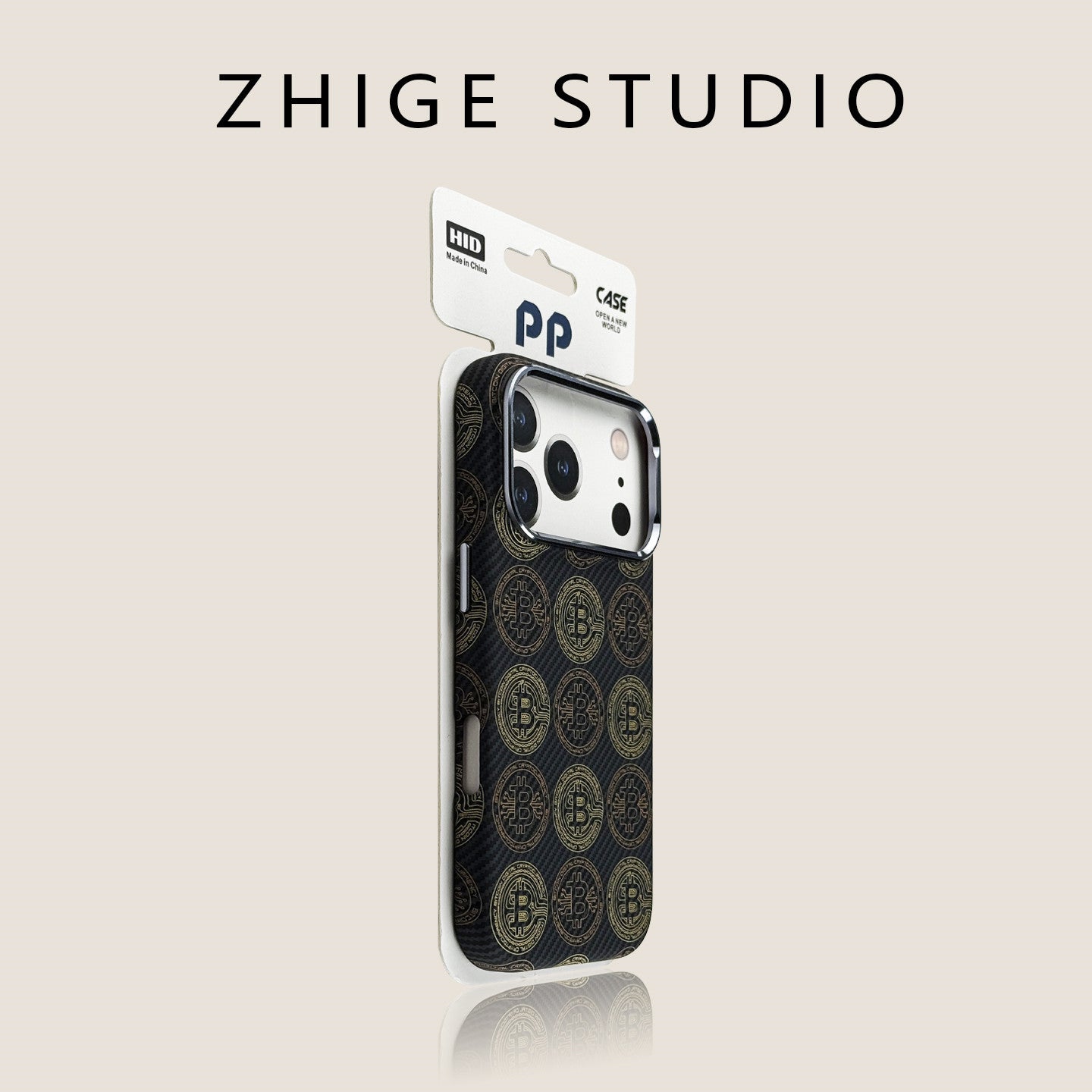 Magnetic Bitcoin Design Phone Case