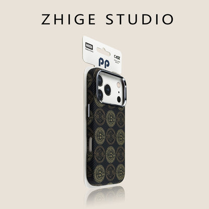 Magnetic Bitcoin Design Phone Case