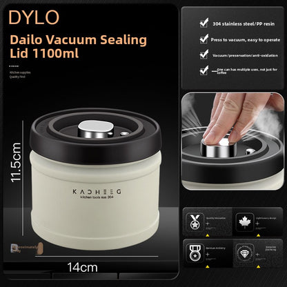 Stainless Steel Vacuum Sealed Storage Jar