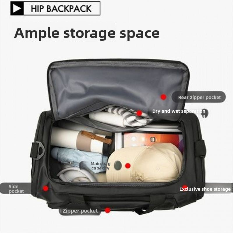 Waterproof Travel Bag with Dry Wet Separation