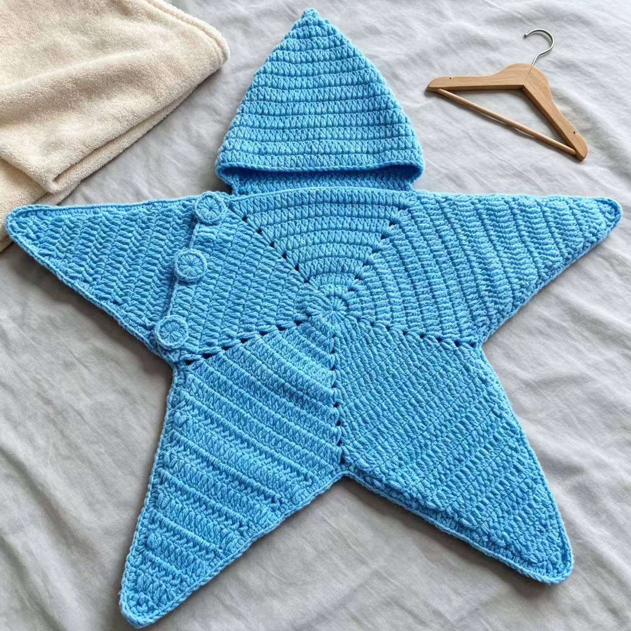 Baby Star Crochet Knit Suit