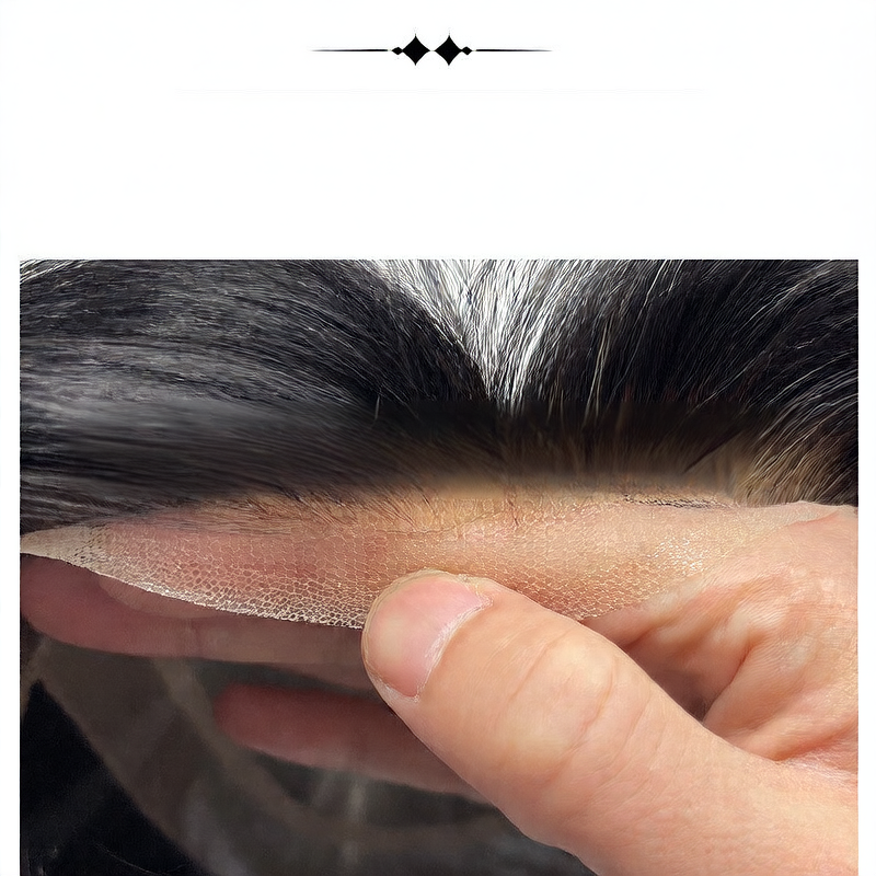 Swiss Network offers a full range of men's wigs with needles