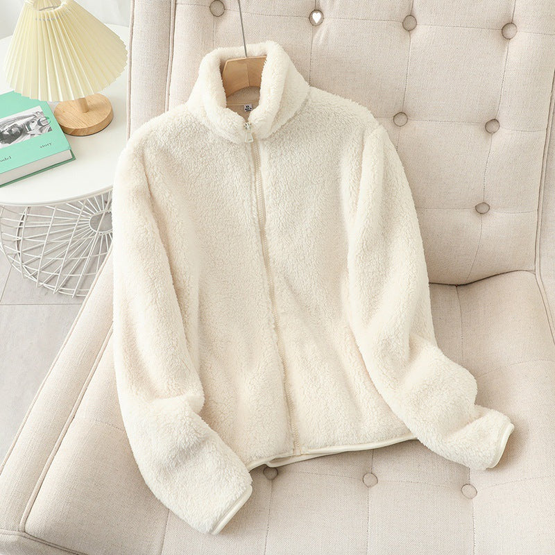 Double-Sided Plush Velvet Jacket