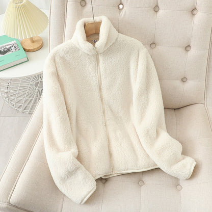Double-Sided Plush Velvet Jacket