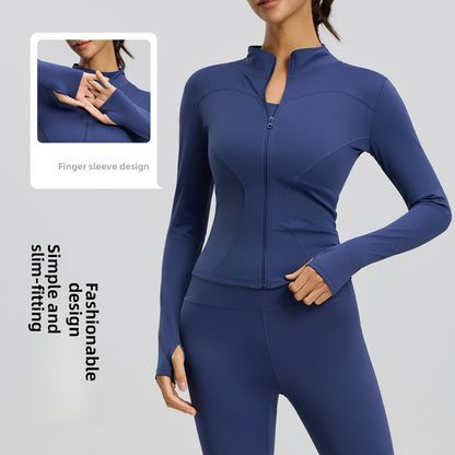 Women's fitted stretch yoga top
