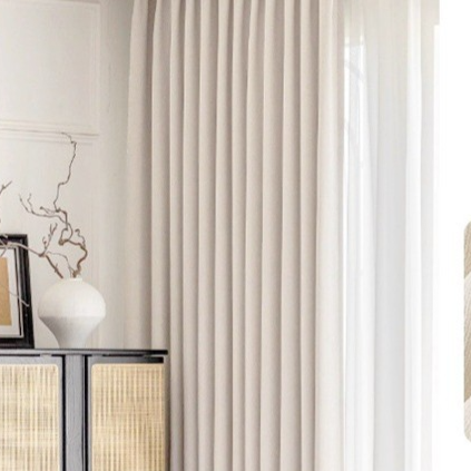 Double Sided Blackout Chenille Curtains