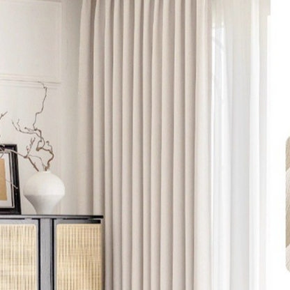 Double Sided Blackout Chenille Curtains