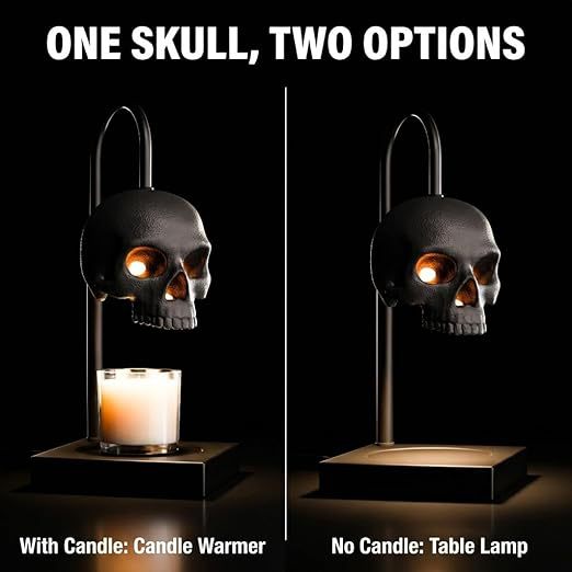 Skull Shaped Adjustable Table Lamp