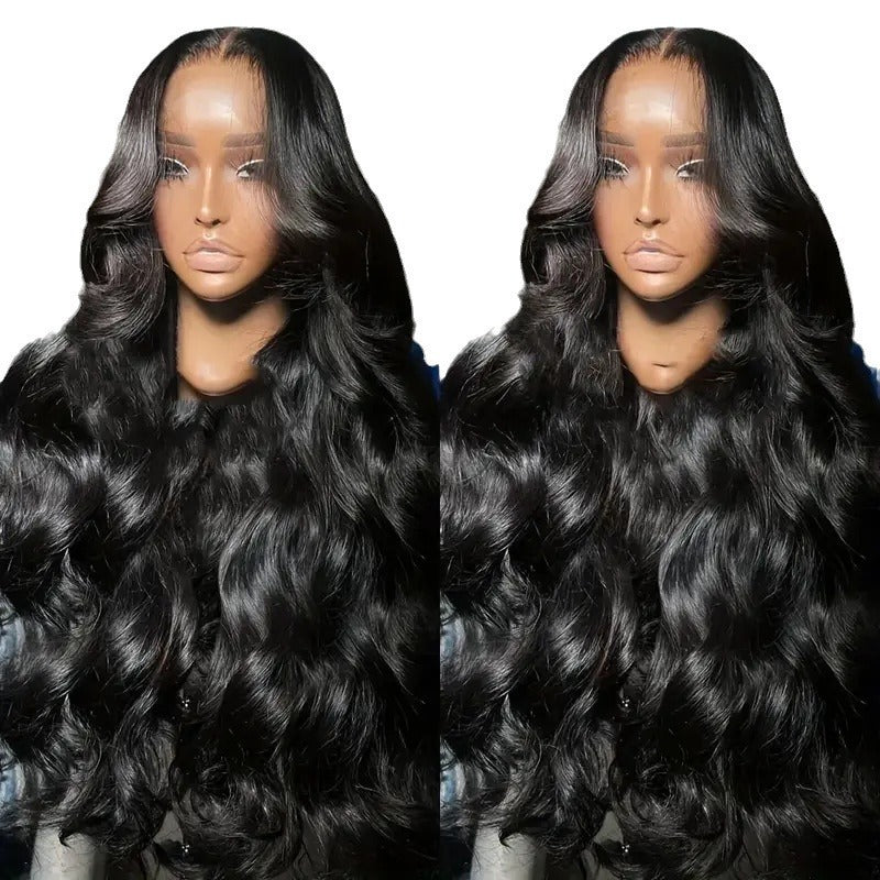 Natural synthetic fiber wig