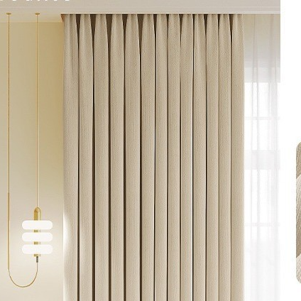 Double Sided Blackout Chenille Curtains