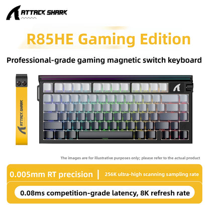 Mechanical keyboard with light box wired