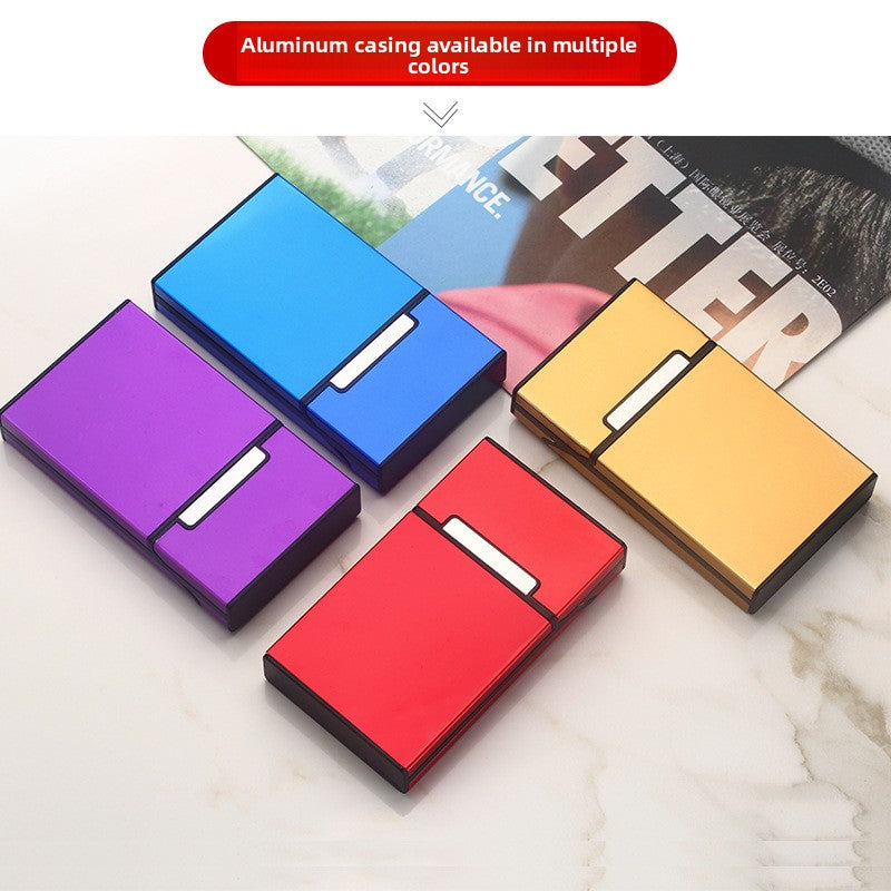 Aluminum Alloy Flip Top Cigarette Case