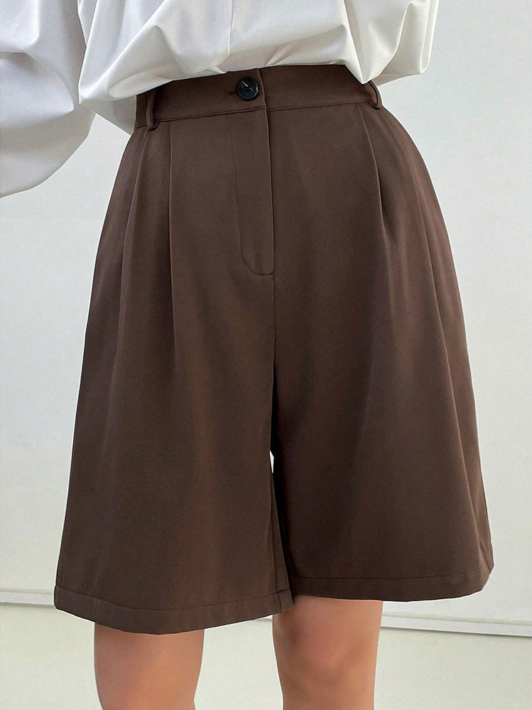 Casual Wide-Leg Shorts