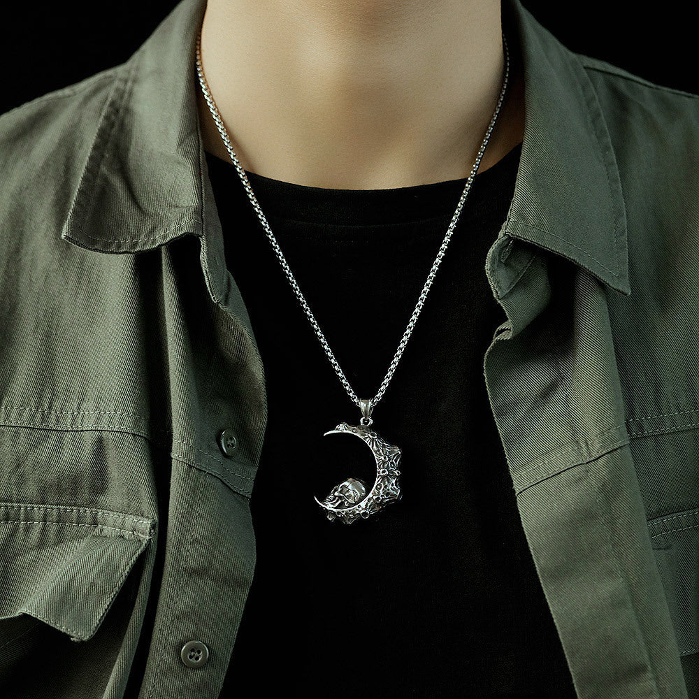 Hip Hop Titanium Steel Necklace Pendant
