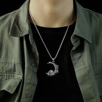 Hip Hop Titanium Steel Necklace Pendant