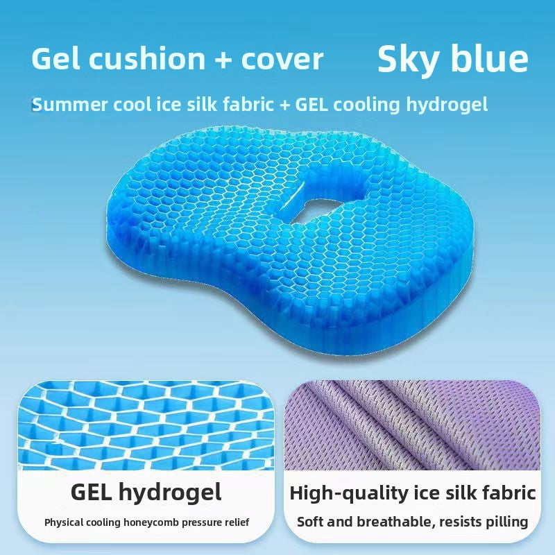 Honeycomb Gel Seat Cushion for Office and Car