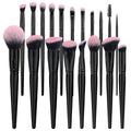 18 brushes for applying makeup powder