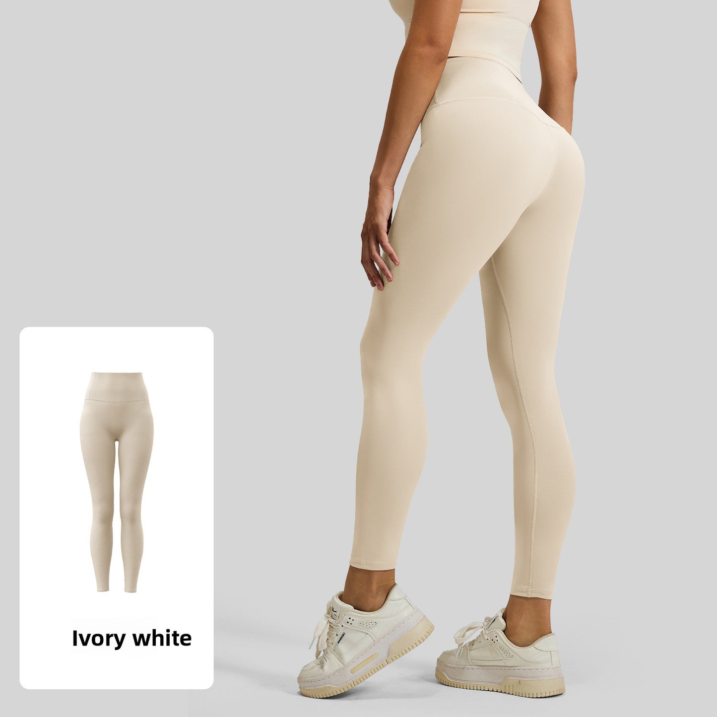 Seamless High Waist Yoga Pants with Peach Butt Enhancement