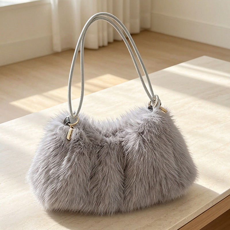 Plush Cloud Crossbody Bag for Women
