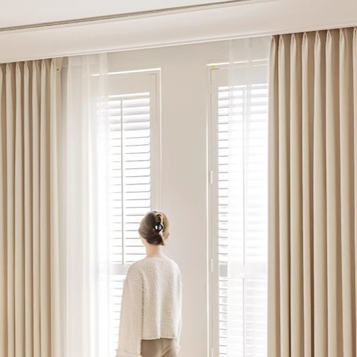 Double Sided Blackout Chenille Curtains