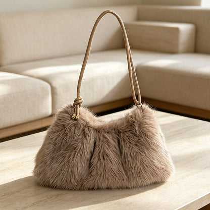 Plush Cloud Crossbody Bag for Women